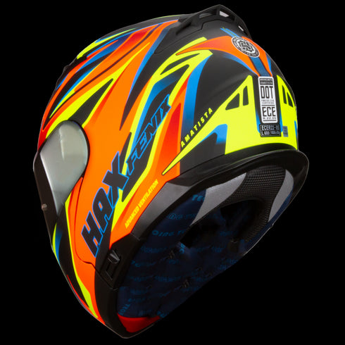 Casco Amatista Fenix Nar/Ama/azul Hax